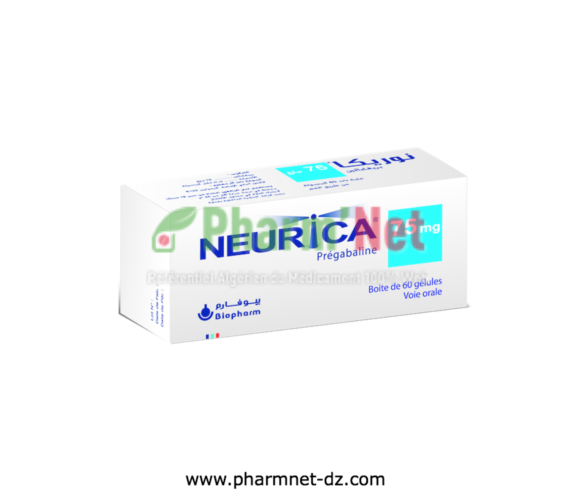 NEURICA 75MG GLES. B/60 | PharmNet - Encyclopédie Des Médicaments En ...