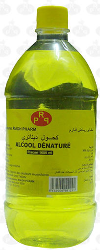 ALCOOL DENATURE RPP 90° SOL HYDRO ALCOOLIQUE CAMPHRE FL/1000ML, PharmNet -  Encyclopédie des médicaments en Algérie